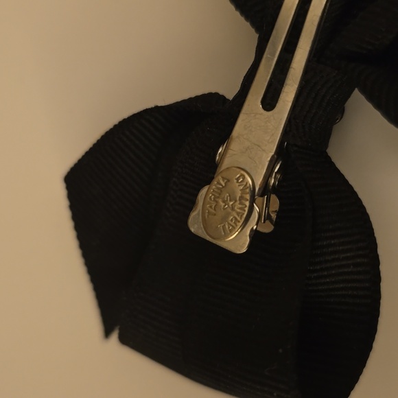 Tarina Tarantino Black Little Lamb Bow - Picture 3 of 7